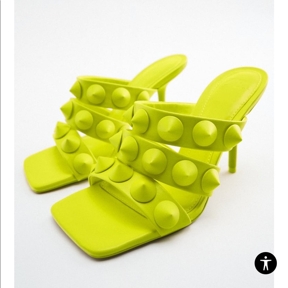 ISO LIME GREEN ZARA HEEL